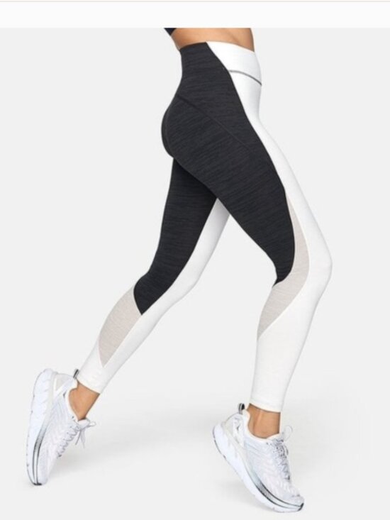 Outdoor Voices Pants - Outdoor Voices TechSweat 7/8 Zoom Leggings Cloud/Night/Coyote L